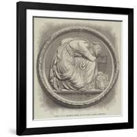 Grief, by R Siemering, Berlin, in the Royal Academy Exhibition-null-Framed Giclee Print