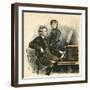 Grieg and His Wife-Erik Henningsen-Framed Art Print