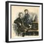 Grieg and His Wife-Erik Henningsen-Framed Art Print