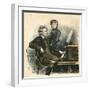 Grieg and His Wife-Erik Henningsen-Framed Art Print