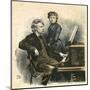 Grieg and His Wife-Erik Henningsen-Mounted Art Print