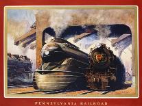 Pennsylvania Railroad, Ready to Go!-Grif Teller-Framed Giclee Print