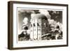 Griffith Park Planetarium, Los Angeles, California-null-Framed Art Print