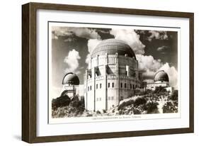 Griffith Park Planetarium, Los Angeles, California-null-Framed Art Print