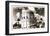 Griffith Park Planetarium, Los Angeles, California-null-Framed Art Print