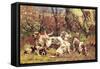 Griffon Vendeen Bassets-Baron Karl Reille-Framed Stretched Canvas