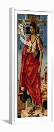 Griffoni Polyptych- St John the Baptist-Francesco del Cossa-Framed Premium Giclee Print