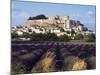 Grignan Chateau and Leavender Field, Grignan, Drome, Rhone Alpes, France-Charles Bowman-Mounted Photographic Print