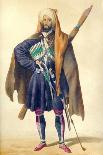 Prince of Megrelia (From: Scenes, Paysages, Meurs Et Costumes Du Caucas), 1840-Grigori Grigorievich Gagarin-Giclee Print