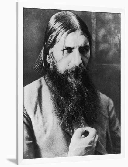 Grigori Rasputin Russian Mystic and Court Favourite in 1908-null-Framed Photographic Print