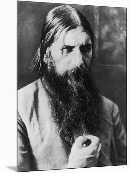 Grigori Rasputin Russian Mystic and Court Favourite in 1908-null-Mounted Photographic Print