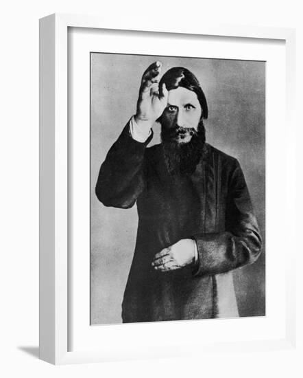 Grigori Rasputin Russian Mystic and Court Favourite in 1912-null-Framed Photographic Print