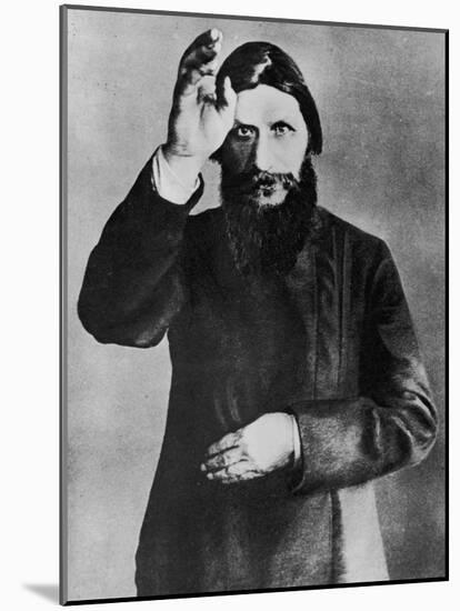 Grigori Rasputin Russian Mystic and Court Favourite in 1912-null-Mounted Photographic Print