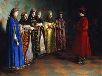 Tsar Alexei Mikhailovich Choosing a Bride, 1882-Grigori Semyonovich Sedov-Laminated Giclee Print