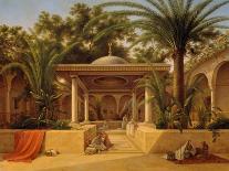 Der Kabanija-Brunnen in Kairo. 1845-Grigorij G Tschernezoff-Framed Giclee Print