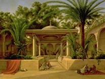 The Khabanija Fountain, Cairo, 1845-Grigory Tchernezov-Framed Giclee Print