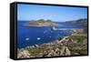 Grikos Bay, Patmos, Dodecanese, Greek Islands, Greece, Europe-null-Framed Stretched Canvas