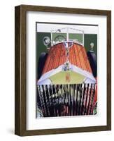 Grill-Dennis Mukai-Framed Art Print