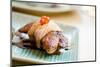 Grilled Foie Gras and Salmon Sushi-zmkstudio-Mounted Photographic Print