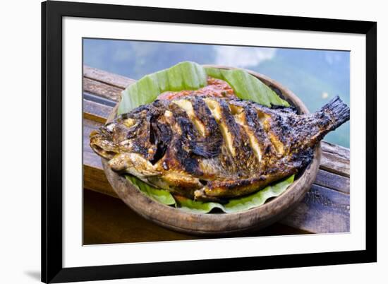 Grilled Nila Fish, Served with Banana Leave-Fadil Aziz/Alcibbum Photography-Framed Photographic Print