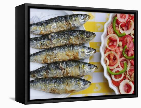 Grilled Sardines, a Delicacy. Setubal, Portugal-Mauricio Abreu-Framed Stretched Canvas