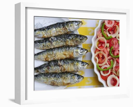Grilled Sardines, a Delicacy. Setubal, Portugal-Mauricio Abreu-Framed Photographic Print