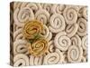 Grilled Sausage Coils on Many Fresh Sausages-Luzia Ellert-Stretched Canvas