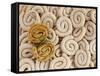 Grilled Sausage Coils on Many Fresh Sausages-Luzia Ellert-Framed Stretched Canvas