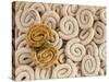 Grilled Sausage Coils on Many Fresh Sausages-Luzia Ellert-Stretched Canvas