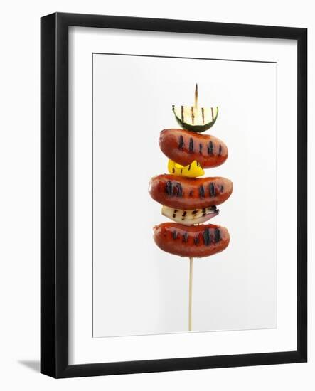 Grilled Sausage Kebab-Pepe Nilsson-Framed Photographic Print