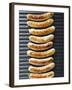 Grilled Sausages from Above-null-Framed Photographic Print