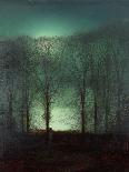 Old English House, Moonlight after Rain, 1883-Grimshaw-Giclee Print