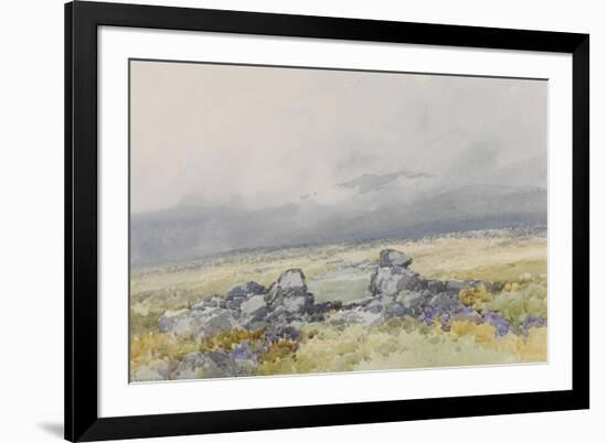 Grimspound, Dartmoor (Showing the Main Entrance from the South) , C.1895-96-Frederick John Widgery-Framed Premium Giclee Print