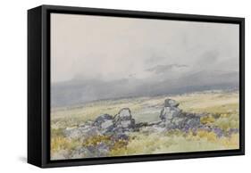 Grimspound, Dartmoor (Showing the Main Entrance from the South) , C.1895-96-Frederick John Widgery-Framed Stretched Canvas