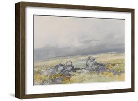 Grimspound, Dartmoor (Showing the Main Entrance from the South) , C.1895-96-Frederick John Widgery-Framed Giclee Print