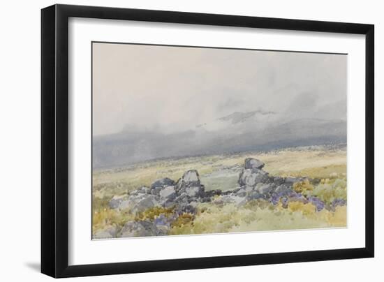 Grimspound, Dartmoor (Showing the Main Entrance from the South) , C.1895-96-Frederick John Widgery-Framed Giclee Print