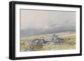 Grimspound, Dartmoor (Showing the Main Entrance from the South) , C.1895-96-Frederick John Widgery-Framed Giclee Print