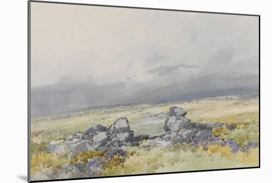 Grimspound, Dartmoor (Showing the Main Entrance from the South) , C.1895-96-Frederick John Widgery-Mounted Giclee Print
