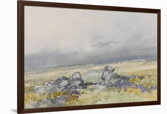 Grimspound, Dartmoor (Showing the Main Entrance from the South) , C.1895-96-Frederick John Widgery-Framed Giclee Print