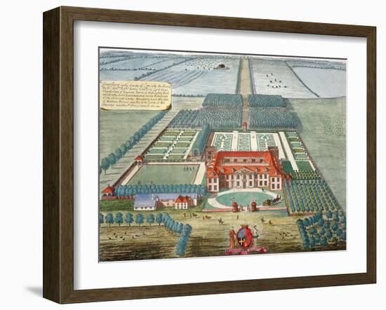 Grimsthorp in the County of Lincoln engraved by Johannes Kip-Leonard Knyff-Framed Giclee Print