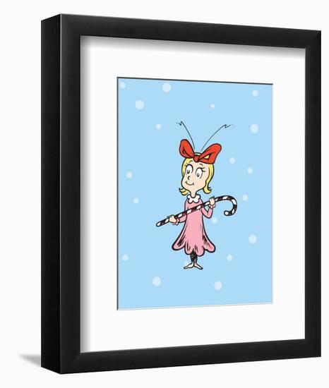 Grinch Collection I - Cindy-Lou Who (snow)-Theodor (Dr. Seuss) Geisel-Framed Art Print