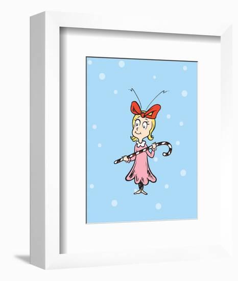 Grinch Collection I - Cindy-Lou Who (snow)-Theodor (Dr. Seuss) Geisel-Framed Art Print