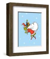 Grinch Collection III - He's a Mean One (snow)-Theodor (Dr. Seuss) Geisel-Framed Art Print