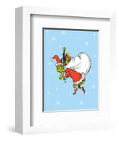 Grinch Collection III - He's a Mean One (snow)-Theodor (Dr. Seuss) Geisel-Framed Art Print