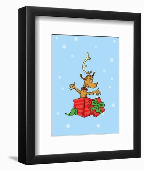 Grinch Collection IV - Max (snow)-Theodor (Dr. Seuss) Geisel-Framed Art Print