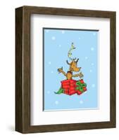 Grinch Collection IV - Max (snow)-Theodor (Dr. Seuss) Geisel-Framed Art Print