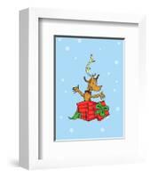 Grinch Collection IV - Max (snow)-Theodor (Dr. Seuss) Geisel-Framed Art Print