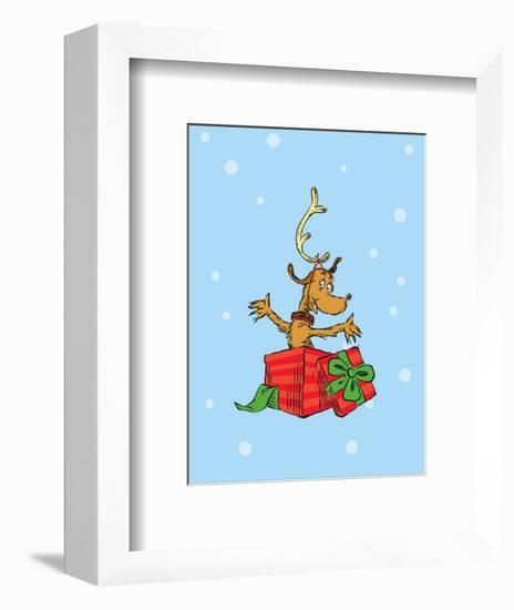 Grinch Collection IV - Max (snow)-Theodor (Dr. Seuss) Geisel-Framed Art Print