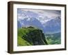 Grindelwald and North Face of the Eiger Mountain, Swiss Alps, Switzerland-Gavin Hellier-Framed Photographic Print