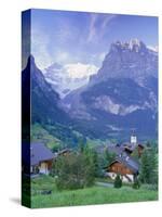 Grindelwald and the North Face of the Eiger, Jungfrau Region, Switzerland-Gavin Hellier-Stretched Canvas